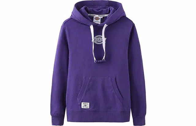 Dickies Logo Print Long Sleeve Sweatshirt Purple