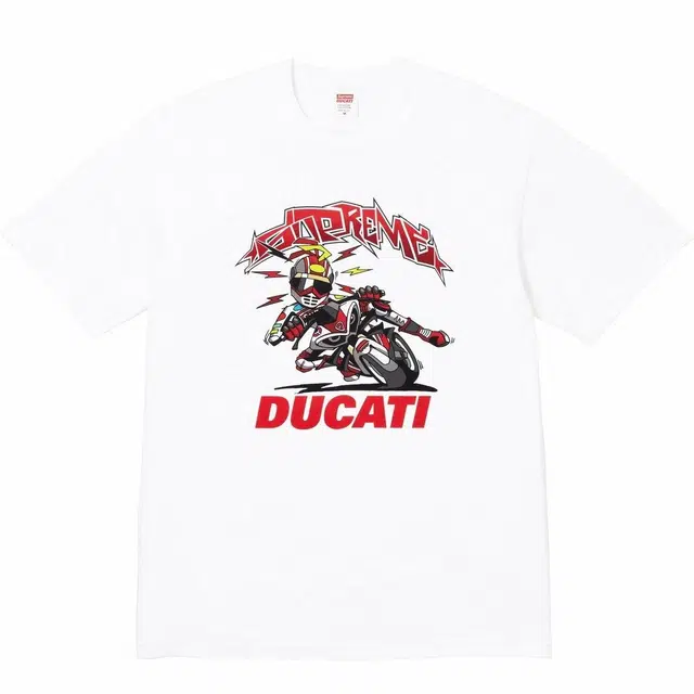 Supreme x DUCATI SS24 WEEK16 BIKE TEE T