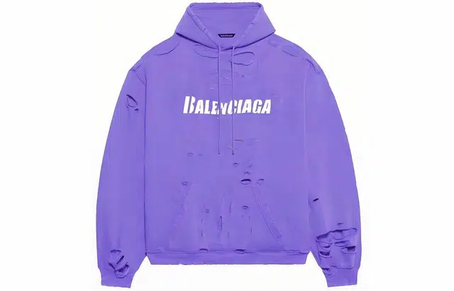 Balenciaga SS22 Hoodie Purple