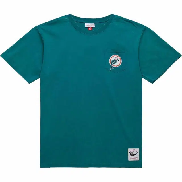 Mitchell Ness Aqua Miami Dolphins T