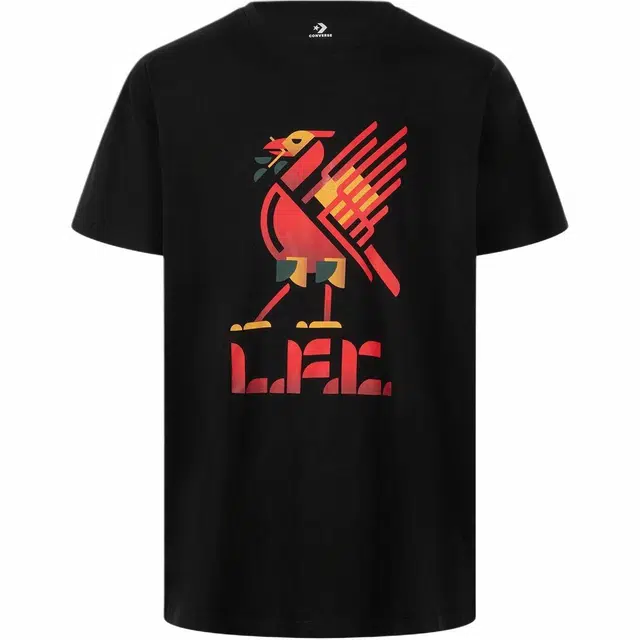 Converse x Liverpool FC Liver Bird T-Shirt Black