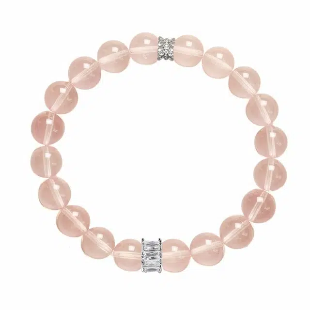 久爱 浪漫桃花 旺桃花遇正缘 夏日清醒糖果轻奢#好运天然 粉水晶 手串 女款