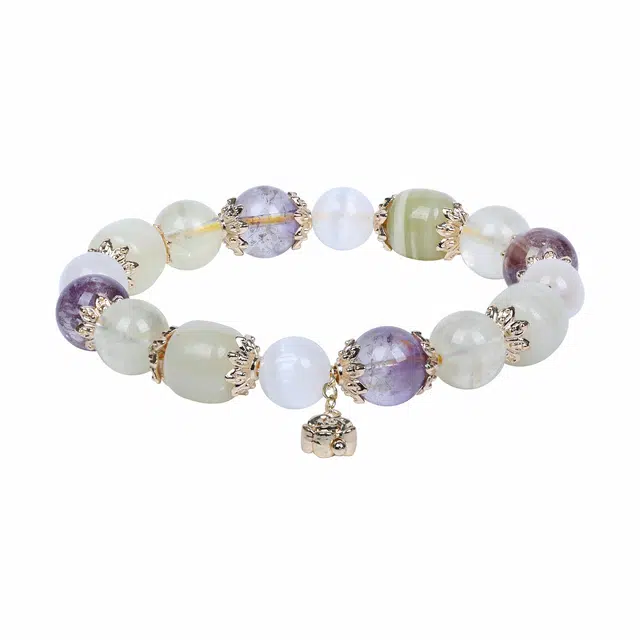 【财运崛起·九紫离火】 千玺世家 新中式国风疗愈前程似锦招财纳福原创轻奢小众设计天然 紫水晶 手串 女款