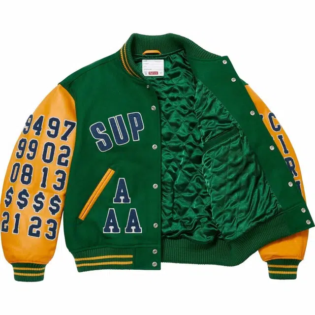 Supreme SS25 Praises Varsity Jacket