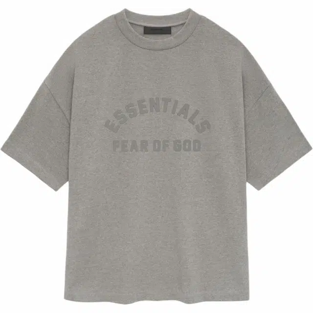 Fear of God Essentials SS24 SS Tee Heather Grey T Heather Grey