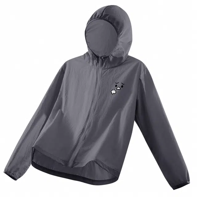 棉致 印花冰丝速干凉感透气连帽防晒服 男女同款