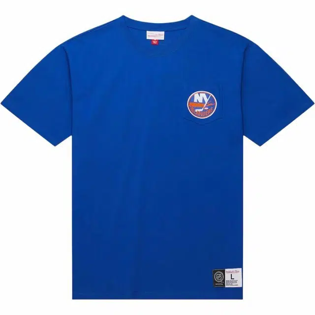 Mitchell Ness Royal New York Islanders Premium Pocket T