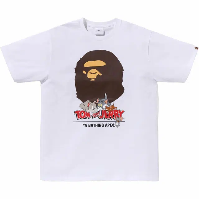 BAPE x Tom and Jerry SS25 Animal Print Tee