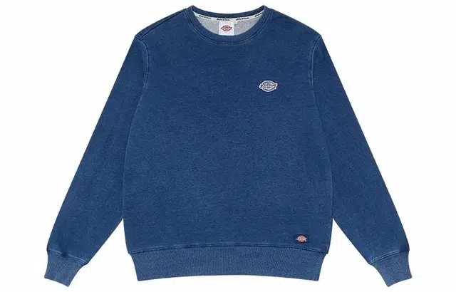 Dickies Logo Embroidered Crewneck Sweatshirt Indigo