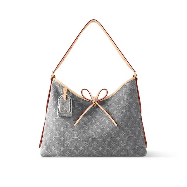 Louis Vuitton Carryall MM Monogram Gray Denim