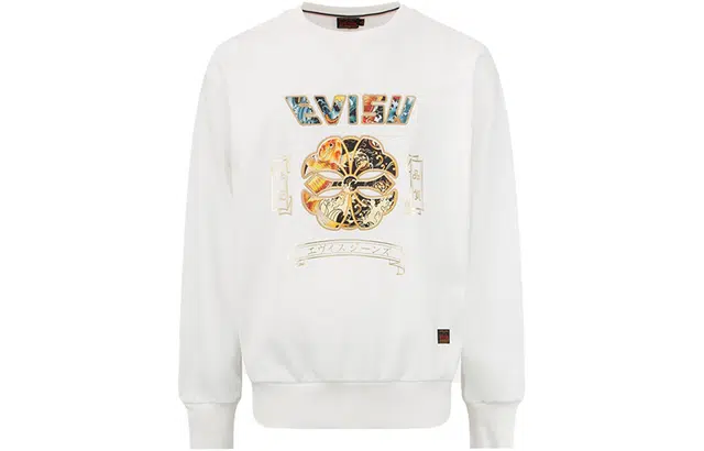 EVISU AW22 Koi Wave Logo Sweatshirt