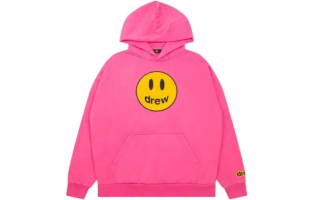Drew House SS22 Mascot Hoodie Hot Pink