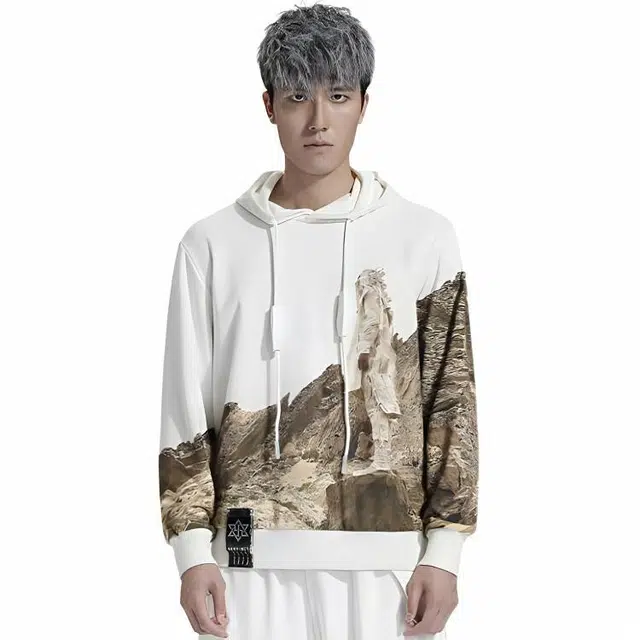 NORVINCY Hoodie White