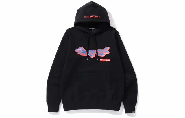 A BATHING APE Bape Graphic Pullover Hoodie