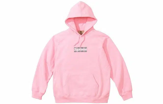 Supreme x Burberry Box Logo Hooded Sweatshirt