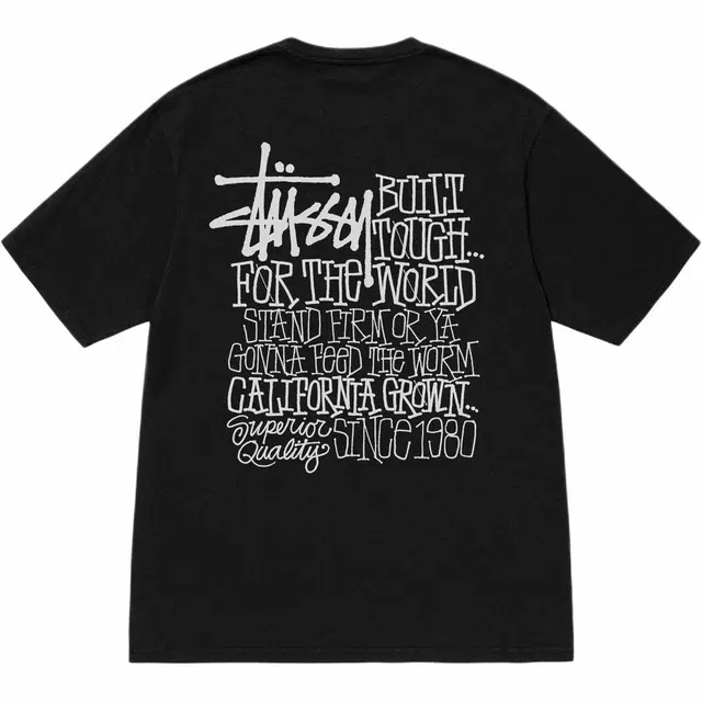 Stussy SS24 CALIFORNIA GROWN TEE PIGMENT DYED T