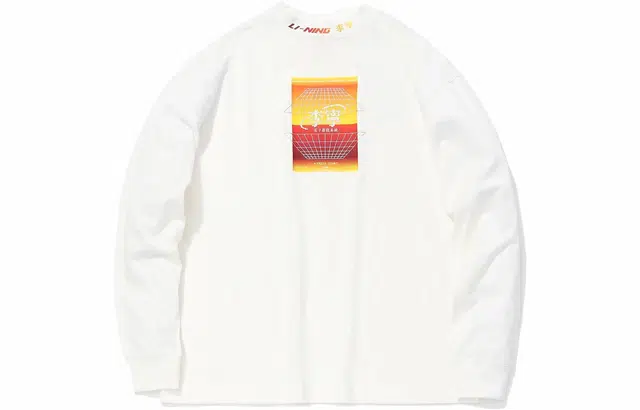 Li-Ning Fashion Collection Crewneck Sweatshirt Off-White