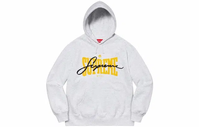 Supreme Embroidered Chenille Hooded Sweatshirt