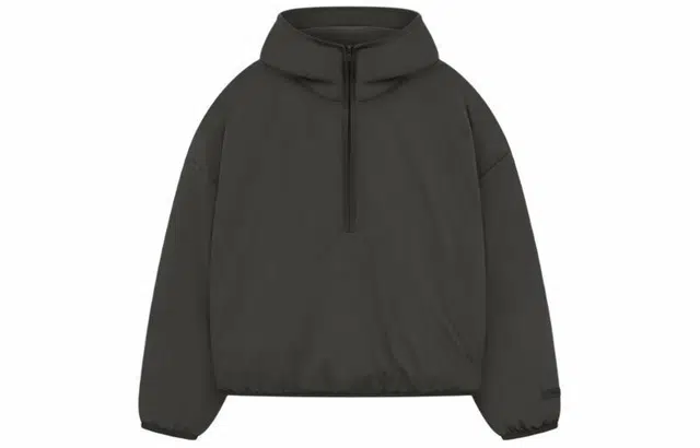 Fear of God Essentials SS24 Filled Halfzip Hoodie Ink