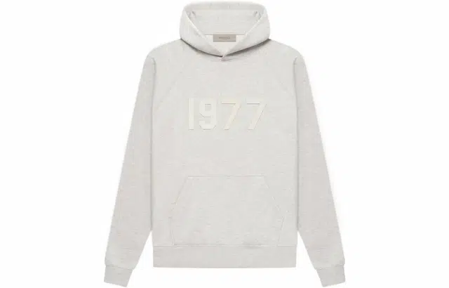Fear of God Essentials 1977 SS22 Hoodie Light Oatmeal
