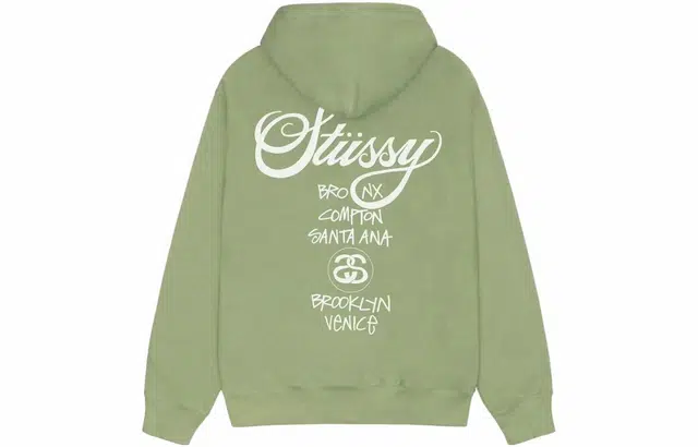 Stussy World Tour Zip Hoodie