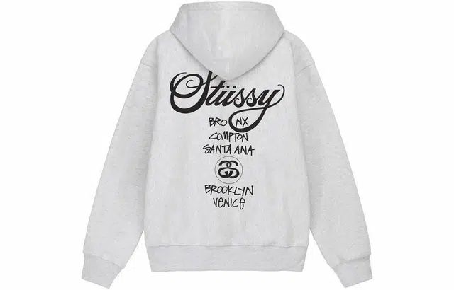 Stussy World Tour Zip Hoodie