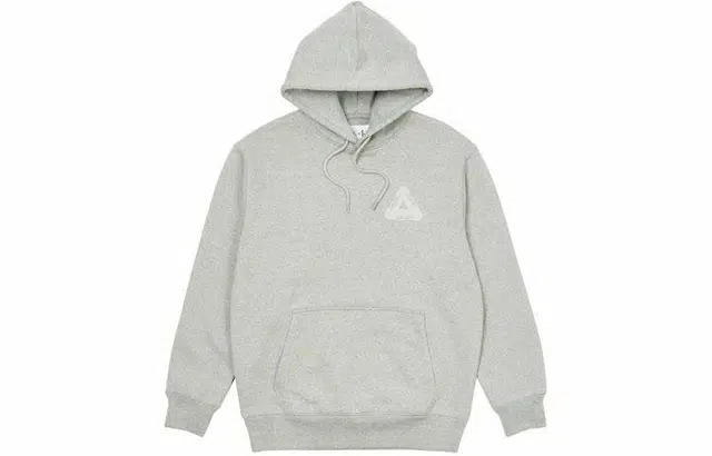 PALACE x Calvin Klein Tri-Ferg Hood Light Grey Marl Logo