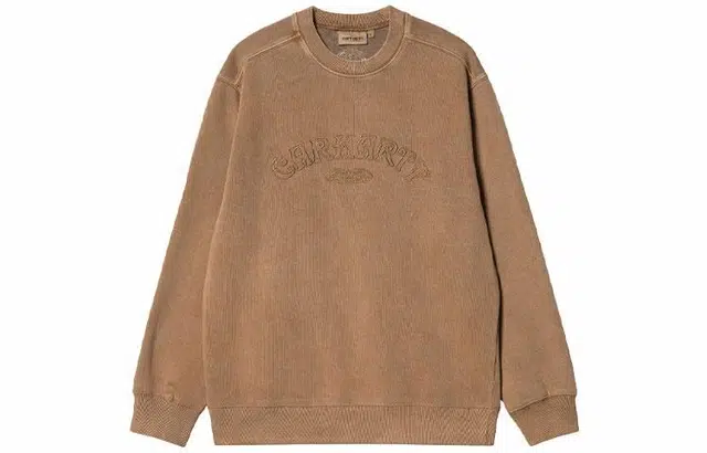 Carhartt WIP Verse Script Sweat Brown