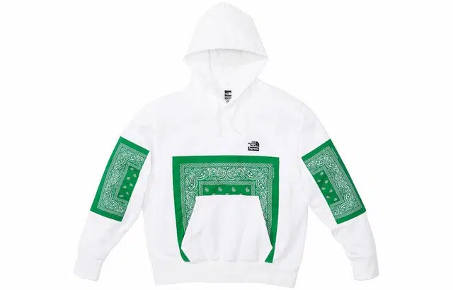 Supreme x The North Face Bandana Hooded Sweatshirt