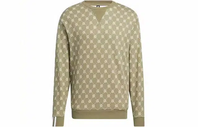adidas Neo Printed Crewneck Sweatshirt Khaki