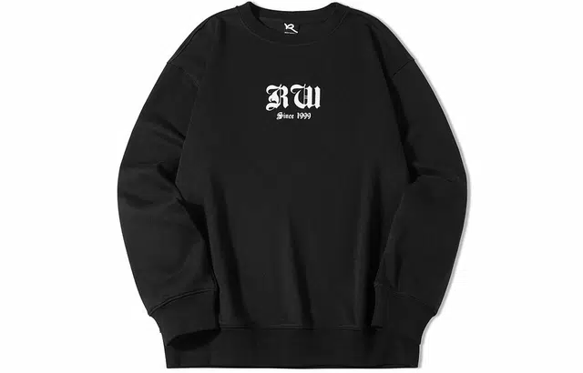 ROCAWEAR FW22 Colorblock Letter Print Crewneck Sweatshirt