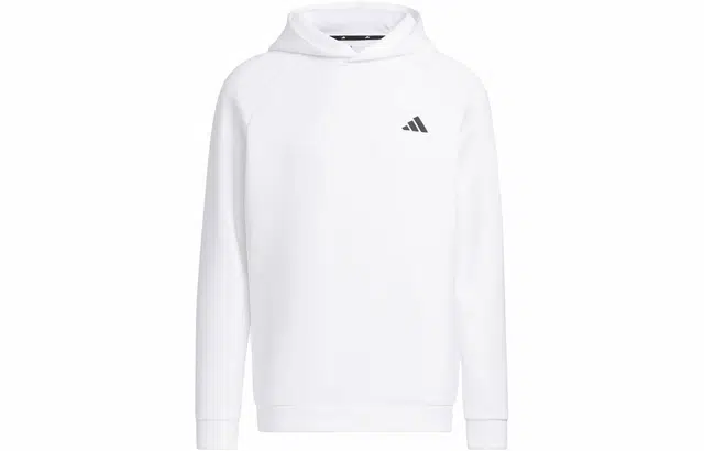 adidas 3d Deboss Spacer Sleeve Hoodie Logo