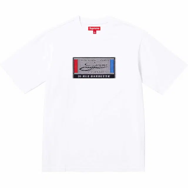 Supreme SS24 WEEK17 INTARSIA LABEL SS TOP T