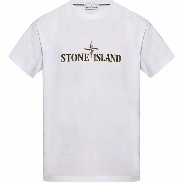 Stone Island FW24 Logo Crewneck T-Shirt White