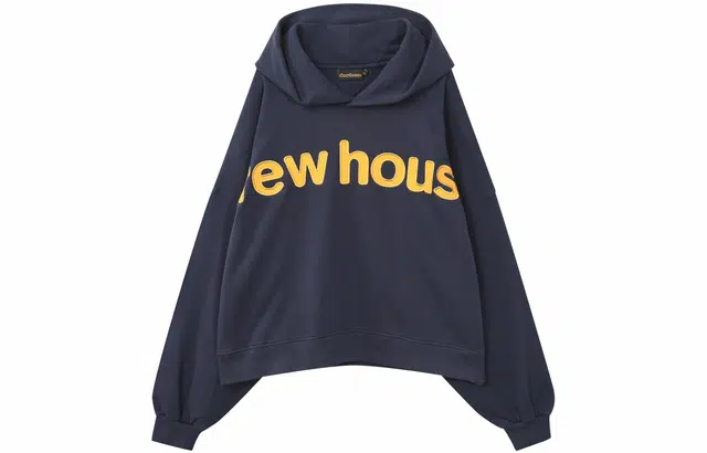 Drew House FW22 Box Hoodie Navy Logo