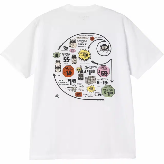 Carhartt WIP SS25 SS Catalogue C Logo T-Shirt logoT
