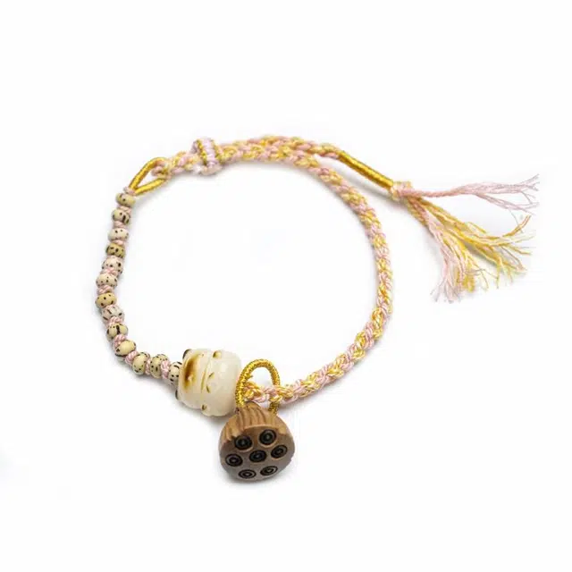 周帝王 猫爪铃铛 菩提根 手链 男女同款情侣款