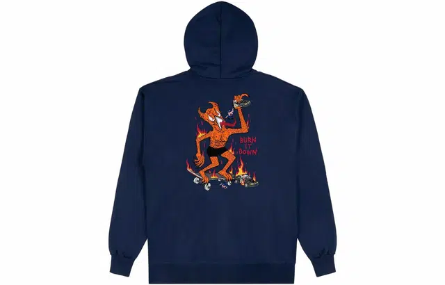 Thrasher x Neckface FW23 Hoodie Blue
