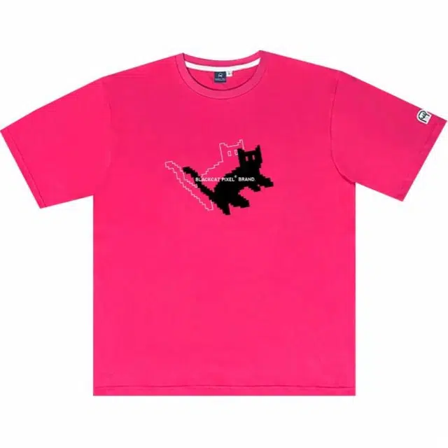 Black cat Pixel T