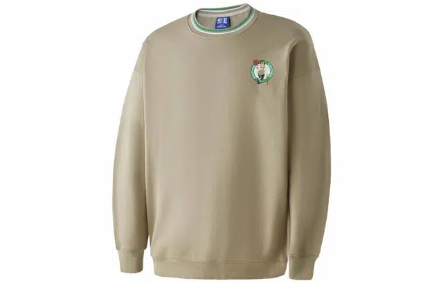 NBA Celtics Crewneck Sweatshirt Khaki Green