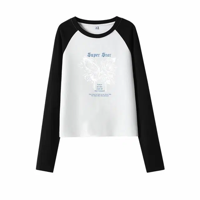 MJ STYLE Raglan Long Sleeve Tee