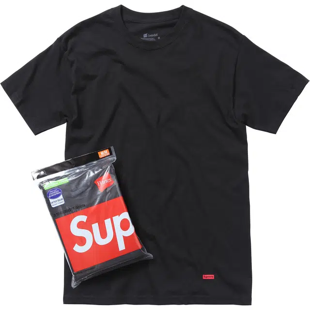 Supreme x Hanes Tagless Tees