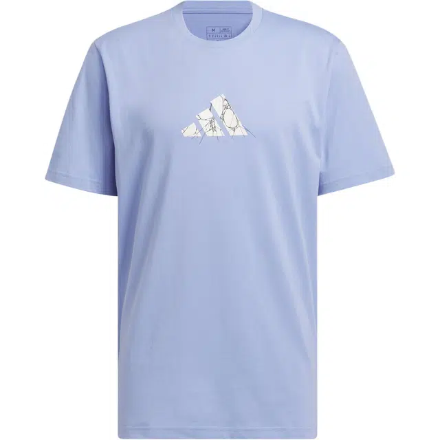 adidas Donovan Mitchell Foundation Blue Tee