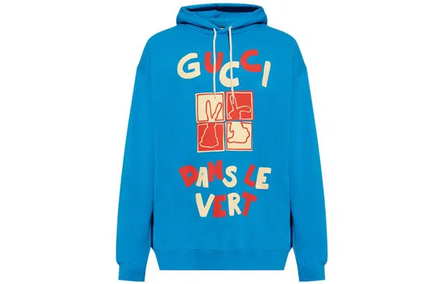 GUCCI SS23 Blue Hoodie