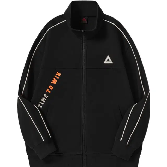 匹克 篮球文化系列 宽松开衫字母针织运动卫衣 男款 黑色