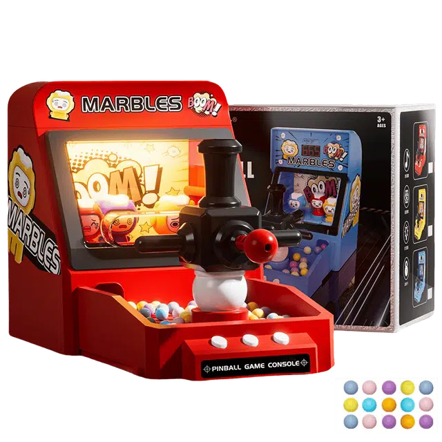 古欧 多功能氛围灯光弹珠机趣味打豆豆 智能记分 反应训练 早教益智玩具