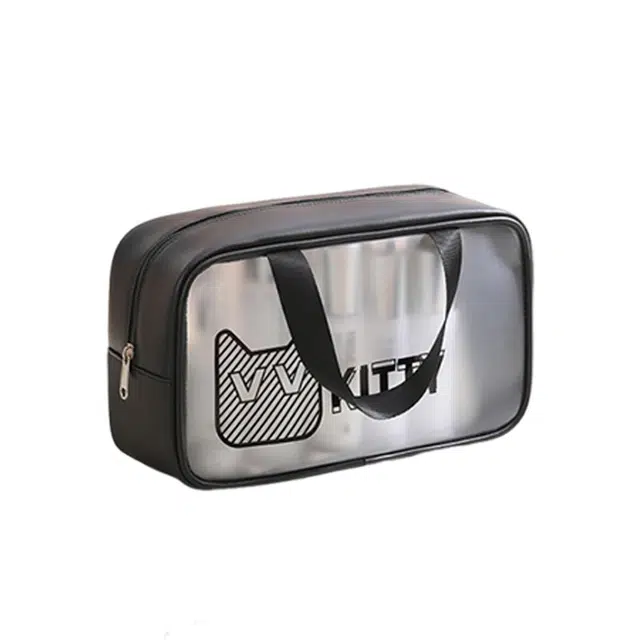 未来枫情 高颜值卡通透明洗漱包大容量化妆包防水化妆品洗漱化妆袋 收纳包