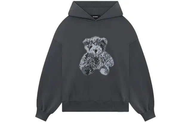 WE11DONE Pixel Teddy Hoodie