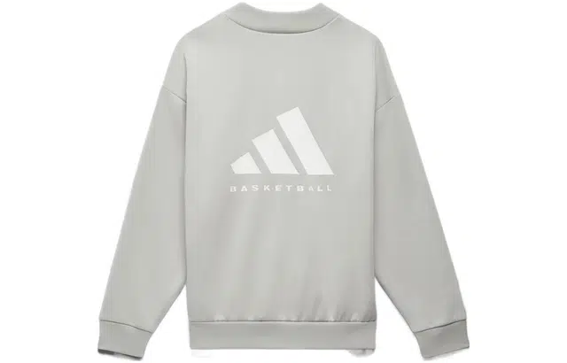 adidas originals Basketball Chapter 1sweat Crewmetal Grey Logo