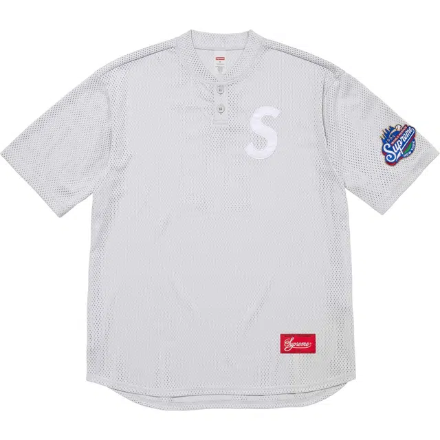 Supreme FW24 WEEK1 S Logo Baseball Henley T